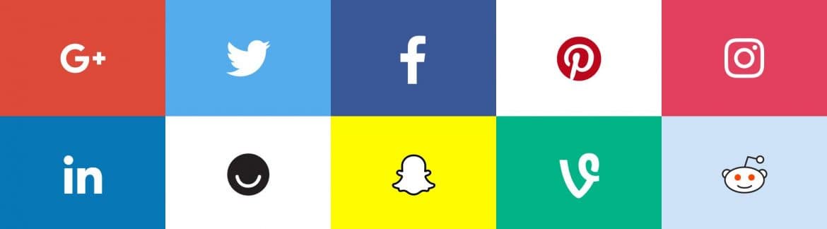 social media branding logos